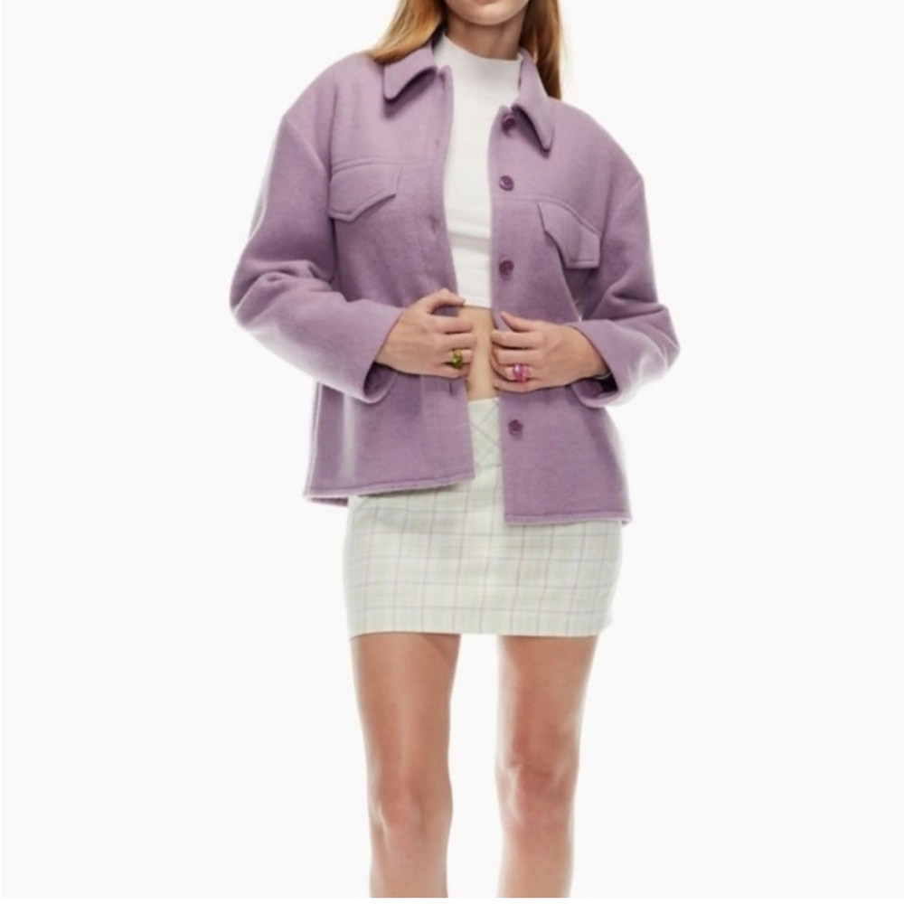Aritzia Shirt Jacket, light purple M
